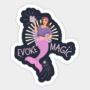 Evoke Magic Mermaid Sticker